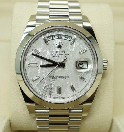 Rolex Day-date 40 228206 Meteorite 2022 Neu Full Set