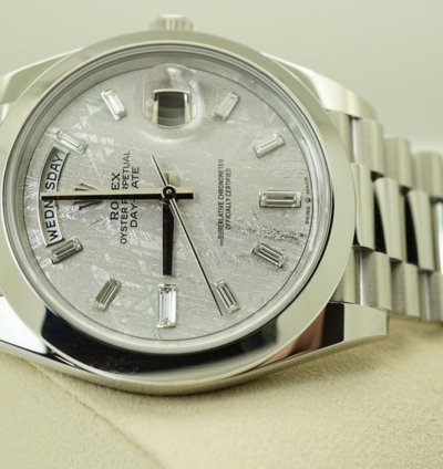 Rolex Day-date 40 228206 Meteorite 2022 Neu Full Set