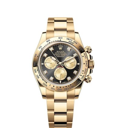 Rolex Daytona Basel One 126508 Black With Diamond Yellow Gold 40mm