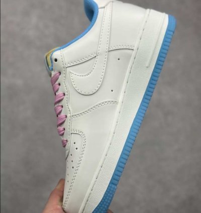 Nike Air Force 1 Low White Blue Pink