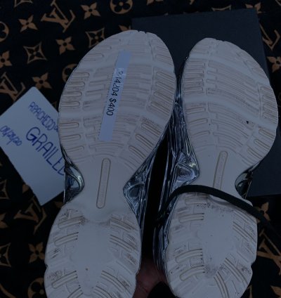 Core Black Silver Metallic Raf Simons Ozweegos