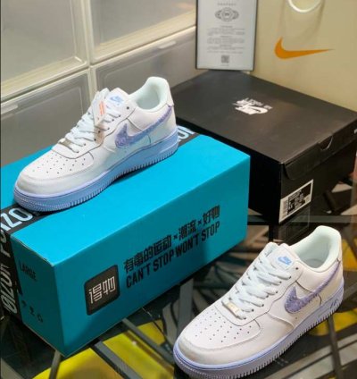 Nike Air Force 1 Low White Hydrogen Blue