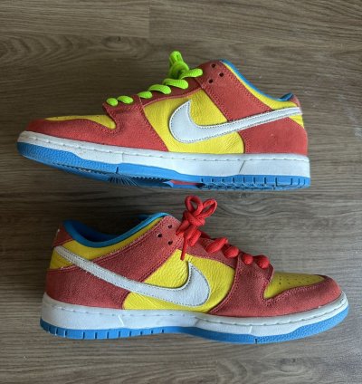 Size 9 - Nike Sb Dunk Low Bart Simpson 2022