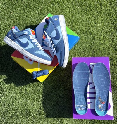 Size 9 - Nike Sb Dunk Low Why So Sad