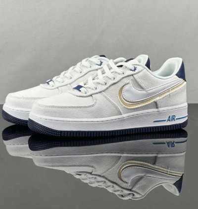 Nike Air Force 1 Premium white Fossil