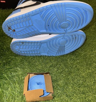 Air Jordan 1 Retro High Og Unc Toe Sneakers