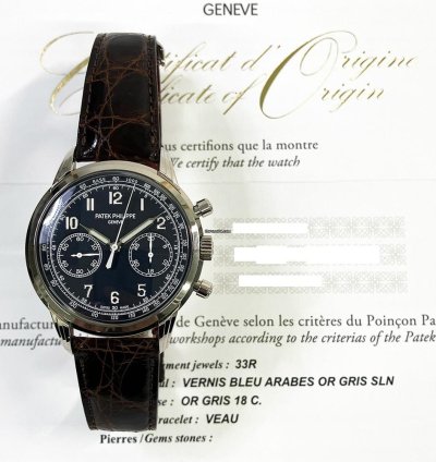 Patek Philippe Complications Blue Arabic Dial 5172g-001