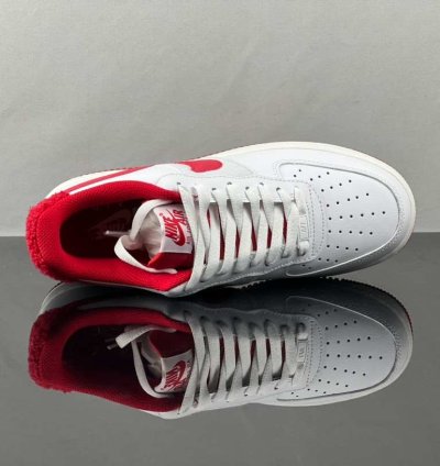Nike Air Force 1 White Gym Red Sail