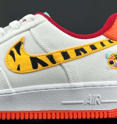 Nike Air Force 1 Year Of Tiger White Canvas