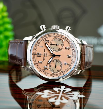 Patek Philippe Complications Salmon White Gold 41mm 5172g-010 Complete