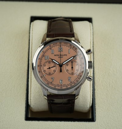 Patek Philippe Complications Salmon White Gold 41mm 5172g-010 Complete