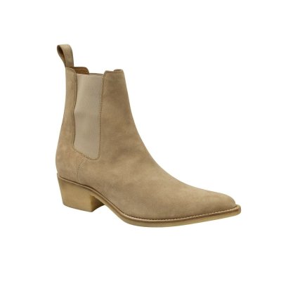 Tan Velvet Boots Size 42