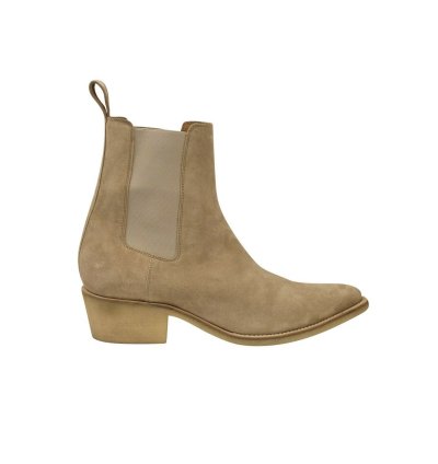 Tan Velvet Boots Size 42