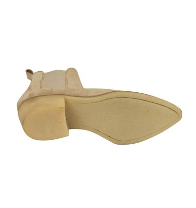 Tan Velvet Boots Size 42