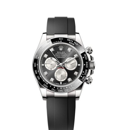 Rolex Daytona Basel One 126519 126519g Black With Diamond White Gold 40mm