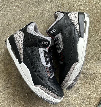 Air Jordan 3 Retro Og Black Cement 2024 Size 12