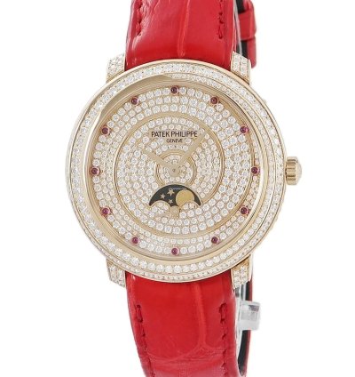 Patek Philippe Complications Watches 4968 400r-001 Complication K18rg Solid Genuine Diamond Moon Phase