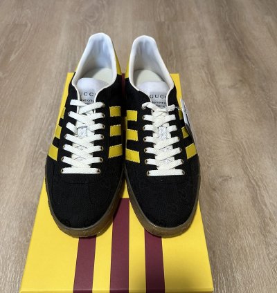 Gucci Adidas Gazelle Black Gg