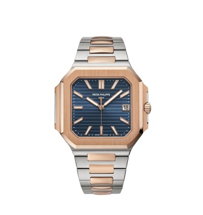 Patek Philippe Cubitus 5821 1ar-001 Stainless Steel Rose Gold Blue Dial 2025