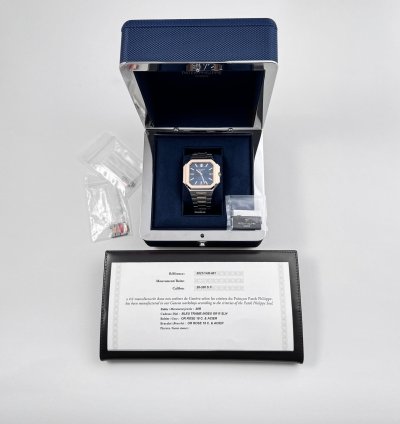 Patek Philippe Cubitus 5821 1ar-001 Stainless Steel Rose Gold Blue Dial 2025