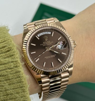 Rolex Day-date 40 228235 Choco Index