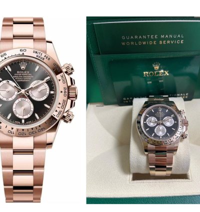Rolex Daytona Black And Sundust Index Dial Oyster Bracelet 126505