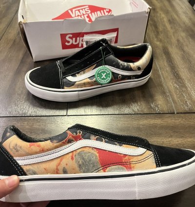 Vans Old Skool Supreme Andres Serrano Blood And Semen Il