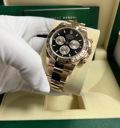 Rolex Daytona Black And Sundust Index Dial Oyster Bracelet 126505
