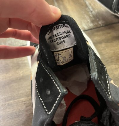 Vans Old Skool Supreme Andres Serrano Blood And Semen Il