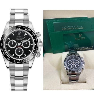 Rolex Daytona Black Cerachrom Bezel Black Index Dial Oyster Bracelet 126500ln