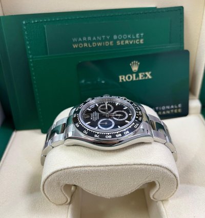 Rolex Daytona Black Cerachrom Bezel Black Index Dial Oyster Bracelet 126500ln