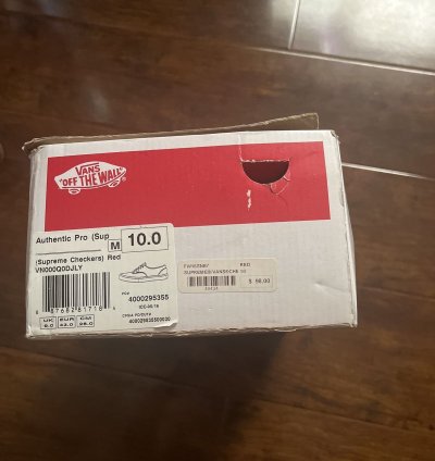 Vans Supreme Authentic Checkered