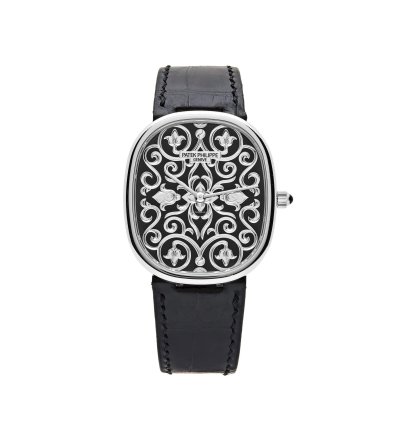 Patek Philippe Golden Ellipse 5738 51g-001 White Gold Engraved Dial 2023