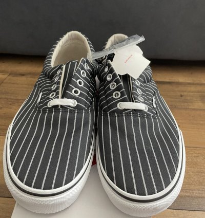 Vans Supreme Era Black Pinstripe Comme Des Gar On Shirt Cdg