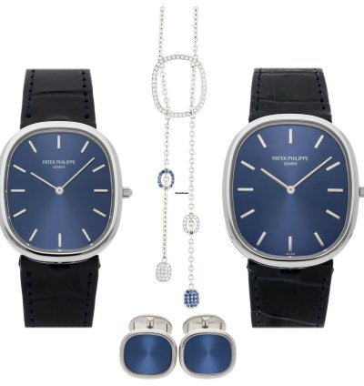 Patek Philippe Golden Ellipse Anniversary Set