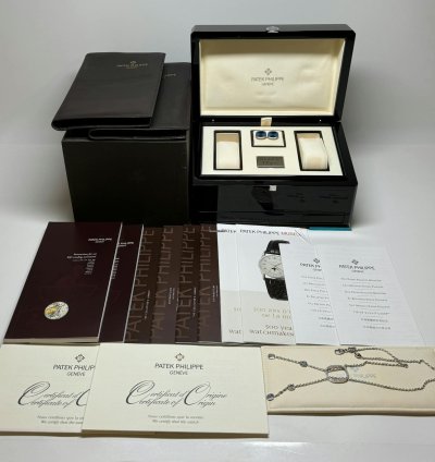 Patek Philippe Golden Ellipse Anniversary Set