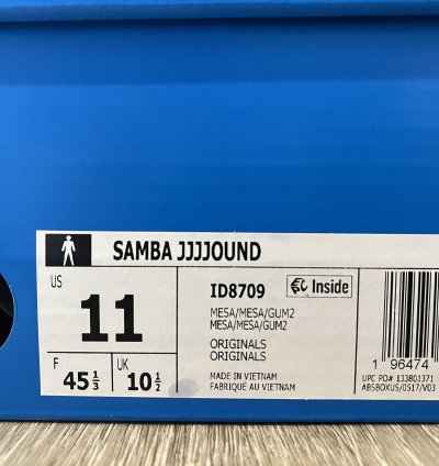 Jjjjound Adidas Samba Og Mesa Size 11