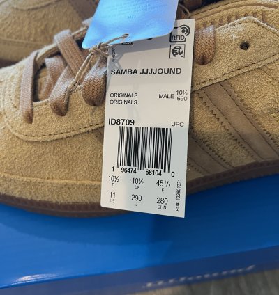 Jjjjound Adidas Samba Og Mesa Size 11