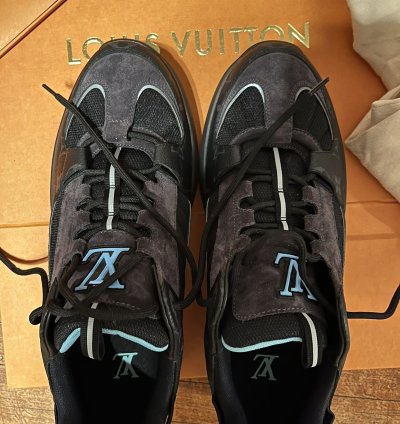 View Sneaker Black Blue