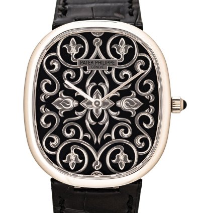 Patek Philippe Golden Ellipse Enamel Dial Ref 5738-51g-001 18k White Gold Box Papers Bj-2021 Germany