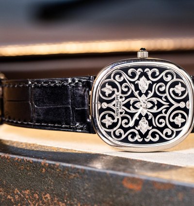 Patek Philippe Golden Ellipse Enamel Dial Ref 5738-51g-001 18k White Gold Box Papers Bj-2021 Germany