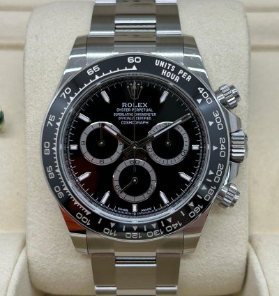 Rolex Daytona Black Dial - Ref 126500ln - New 2024