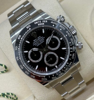 Rolex Daytona Black Dial - Ref 126500ln - New 2024