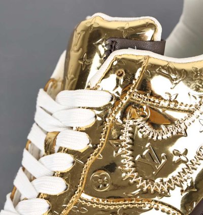 Air Force 1 Low Louis Vuitton Metallic Gold