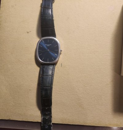 Patek Philippe Golden Ellipse Magnifique Patek Phillippe En Platine Avec Diamant 0 2 Carat