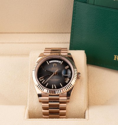 Rolex Day-date 40 228235 Rose Gold Slate Ombr 2025