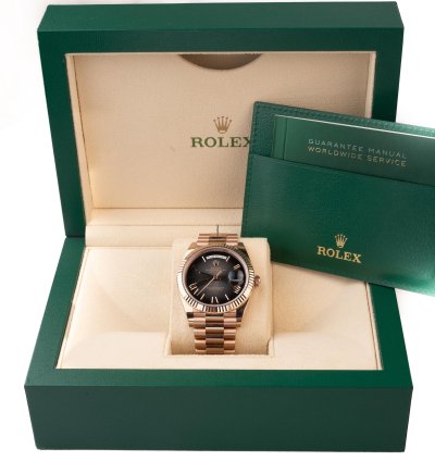 Rolex Day-date 40 228235 Rose Gold Slate Ombr 2025