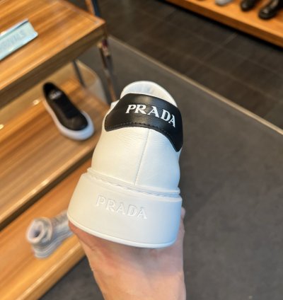 White Leather District Trainers