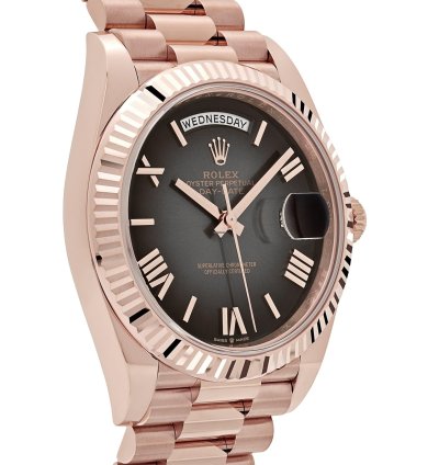 Rolex Day-date 40 228235 Rose Gold Slate Ombre Dial