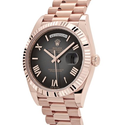 Rolex Day-date 40 228235 Rose Gold Slate Ombre Dial